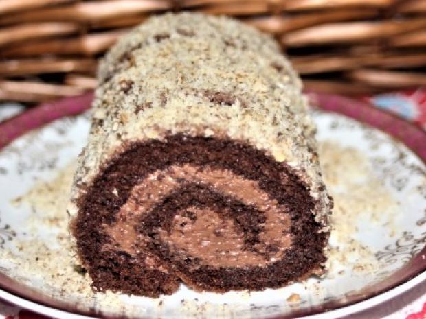 Čokoládová roláda, Zákusky, recept, melisa