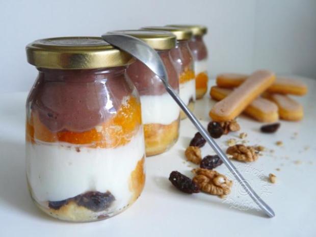 Dezert vo fľaši, Poháre, pudingy, recept, Evicka56