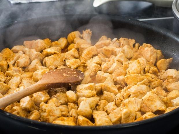 Kurča na karí s kukuricou, Hlavné jedlá, recept, eva m