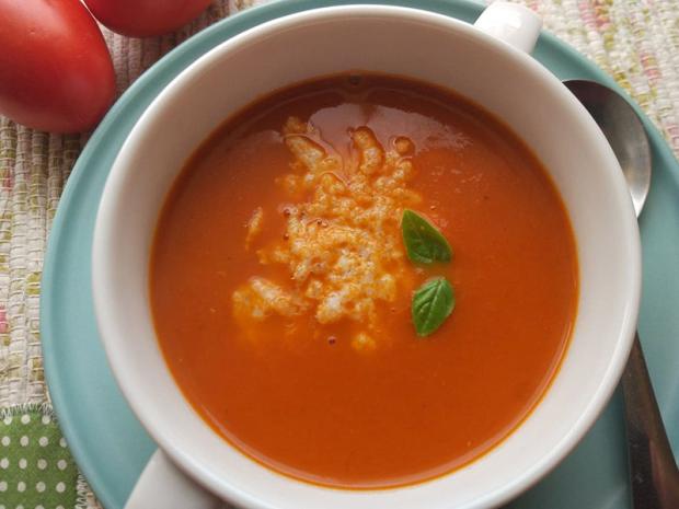 Polievka z pečených paradajok, Polievky, recept, dasa_