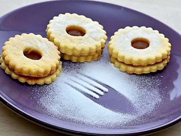 Krehké mačacie oči, Drobné pečivo, recept, M.á.r.i.a