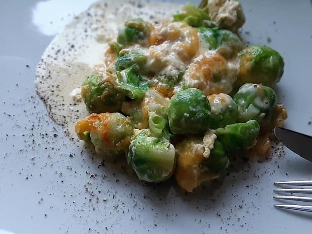 Zapečený ružičkový kel, Hlavné jedlá, recept, M.á.r.i.a