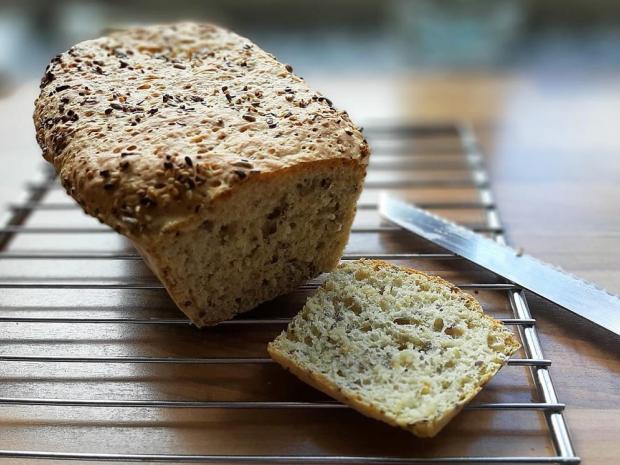 Kukuričný chlieb, Chlieb, pečivo, recept, M.á.r.i.a