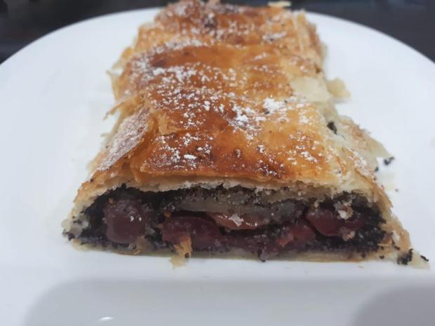 Maková štrúdľa s mascarpone, Koláče, recept, majkaf