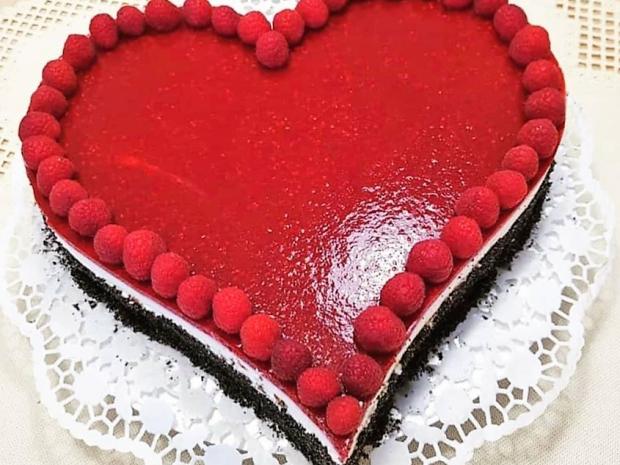Malinovo tvarohová torta, Torty, recept, M.á.r.i.a