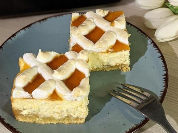 Maďarský tvarohový koláč, Koláče, recept, M.á.r.i.a