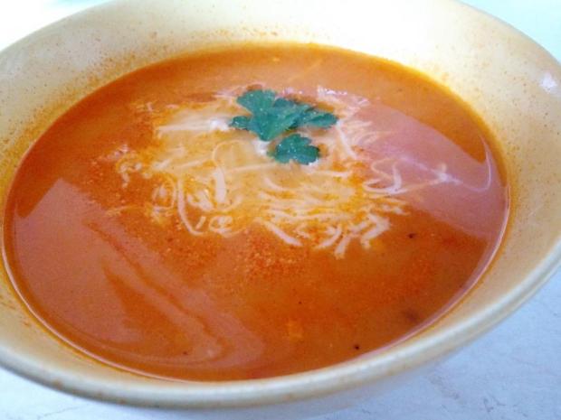 Paradajkovo-mrkvová polievka, Polievky, recept, M.á.r.i.a