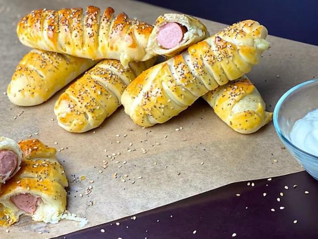 Domáci hot dog, Chlieb, pečivo, recept, M.á.r.i.a