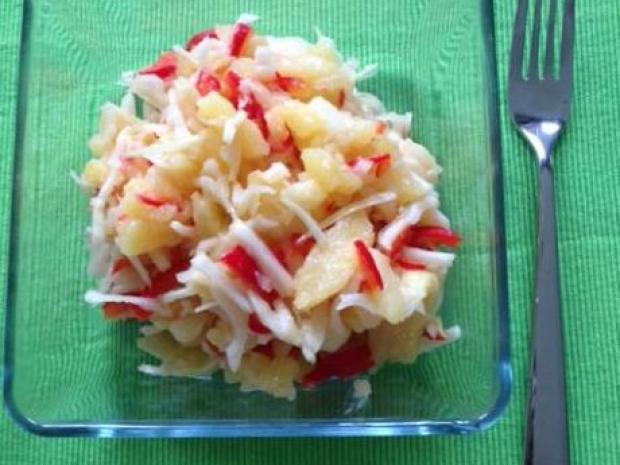 Zemiakovo-kapustový šalát, Šaláty, recept, stardollb