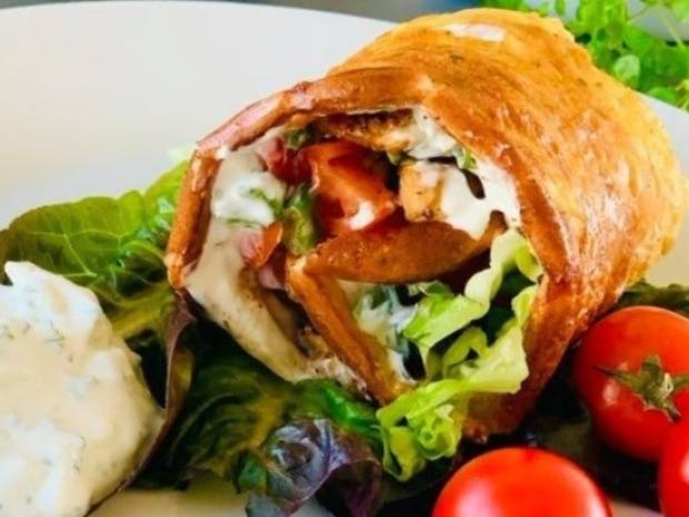 Tvarohovo-vajíčková roláda s gyrosom, Rýchlovky, recept, M.á.r.i.a