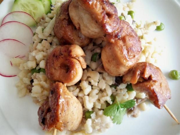 Kuracie špízy s domácou tarhoňou, Hlavné jedlá, recept, M.á.r.i.a