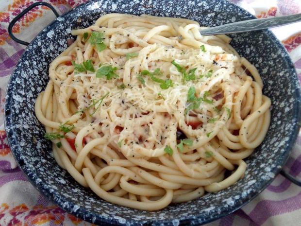 Bucatini so sušenými paradajkami, Rýchlovky, recept, M.á.r.i.a