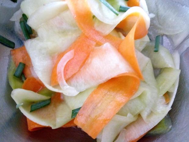Cuketovo mrkvový šalát, Šaláty, recept, M.á.r.i.a