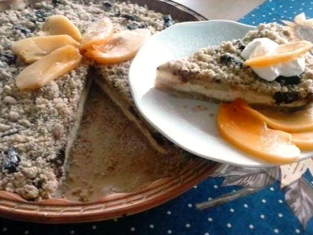 Okrúhly hruškovo-tvarohový koláč, Koláče, recept, M.á.r.i.a