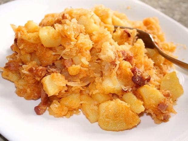 Zemiaky s kapustou, Hlavné jedlá, recept, Kamila