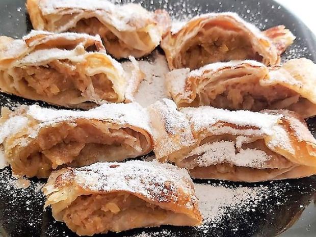 Jednoduchá rýchla domáca štrúdľa, Zákusky, recept, M.á.r.i.a