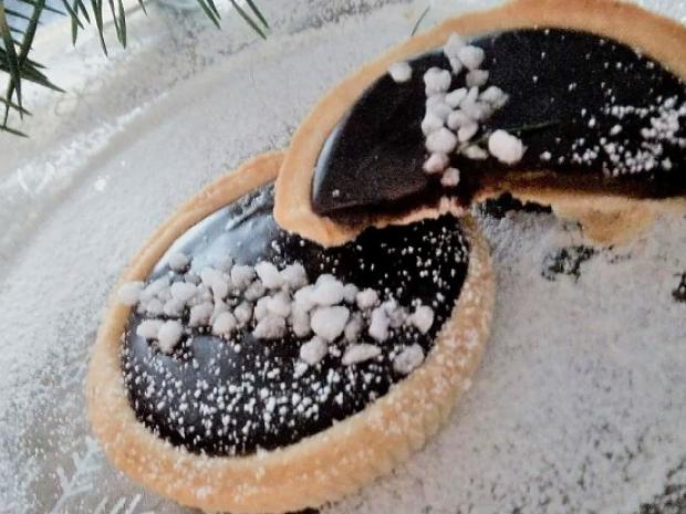 Tartaletky so slaným karamelom a ganache, Zákusky, recept, M.á.r.i.a