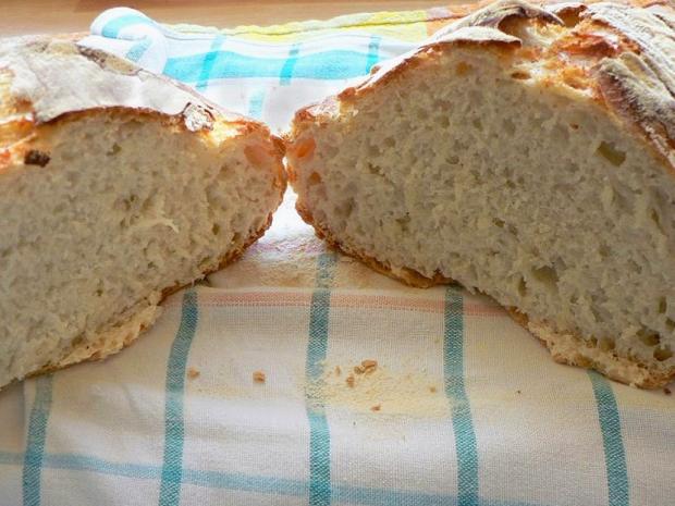 Nemiesený hrnčekový chlieb, Chlieb, pečivo, recept, dasa_