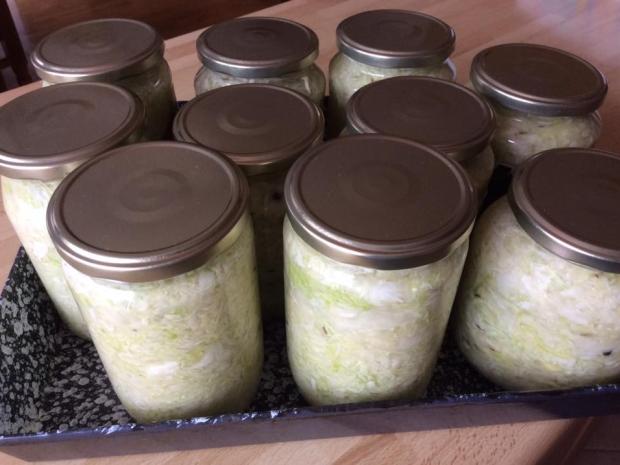 Nakladaná kapusta v pohároch, Zaváranie, recept, Martuška 123
