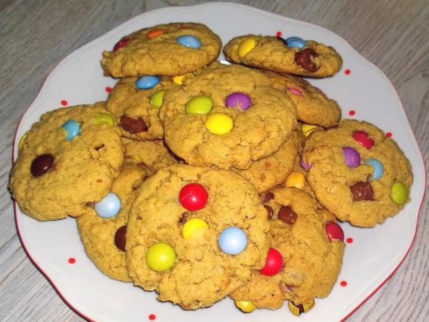 Veselé lentilkové cookies, Drobné pečivo, recept, anjeli