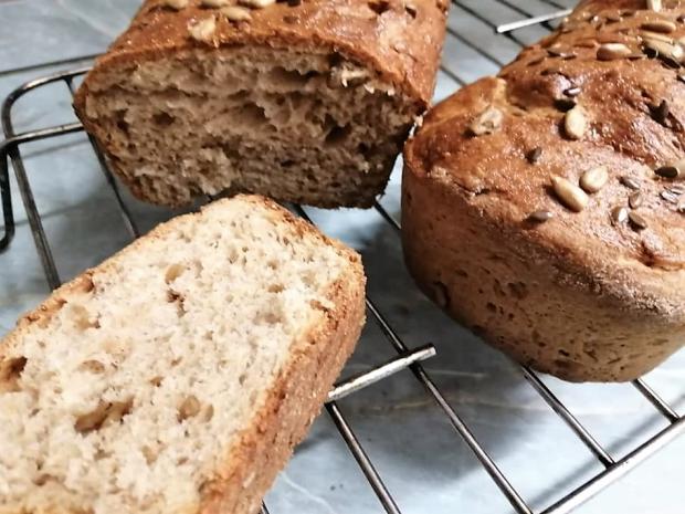 Celozrnné chlebíky, Chlieb, pečivo, recept, M.á.r.i.a