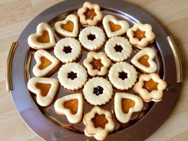 Linecké koláčiky, Drobné pečivo, recept, Martuška 123