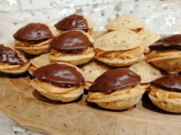 Plnené oriešky s krémom, Drobné pečivo, recept, aramana