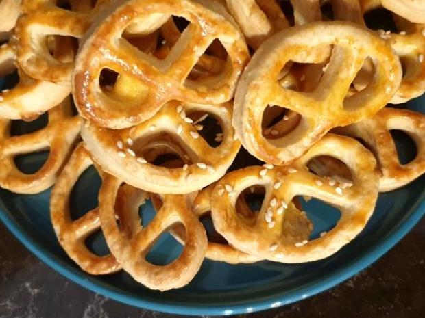 Syrové praclíky, Slané, recept, balalajka