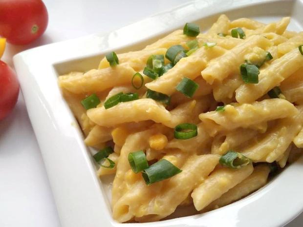 Cestoviny s kukuričnou omáčkou, Hlavné jedlá, recept, Recepty od susedky