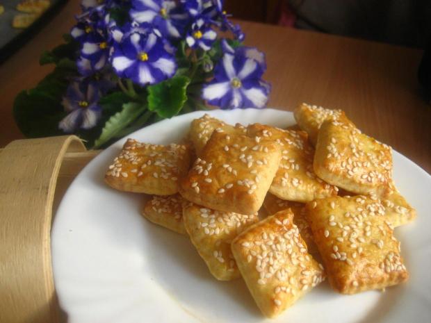 Syrové krekry, Slané, recept, verika92