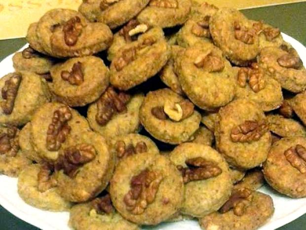 Nivovo orechové kolieska, Slané, recept, fantika