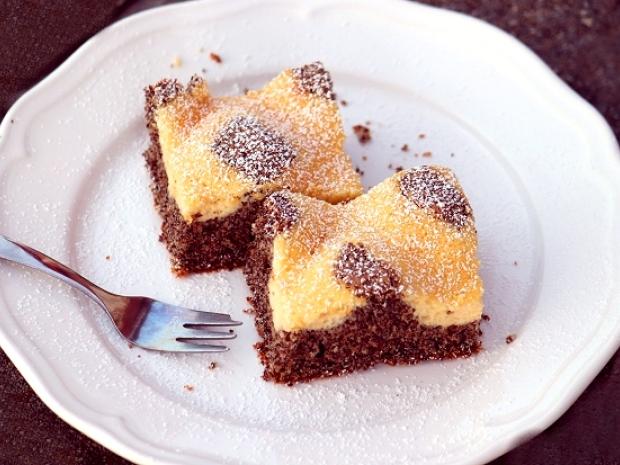 Kakaové kopce v tvarohu, Koláče, recept, lia6