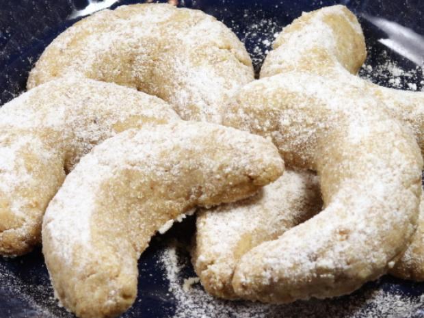 Viedenské vanilkové rožky, Drobné pečivo, recept, lia6