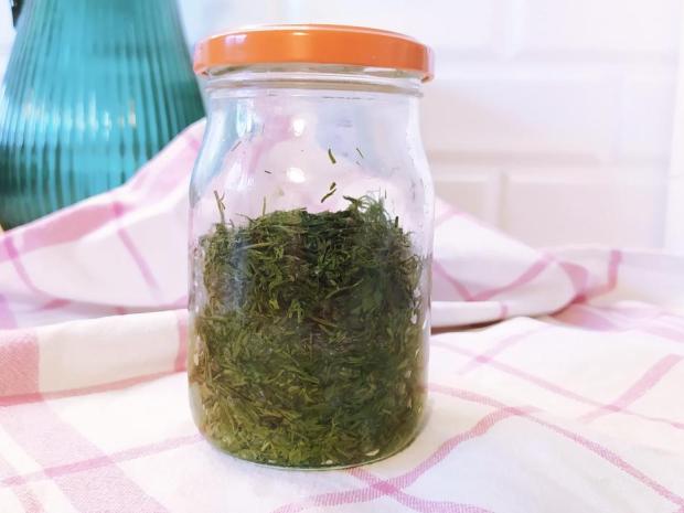 Kôpor v soli, Zaváranie, recept, Dzeny