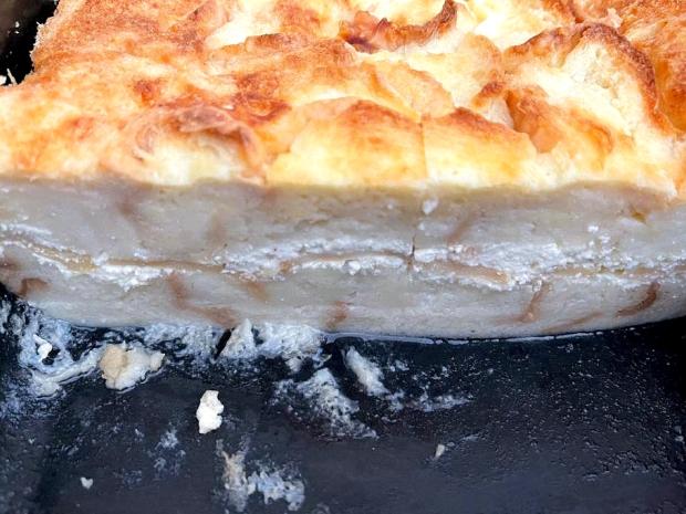 Tvarohová žemľovka, Sladké jedlá, recept, Katmika
