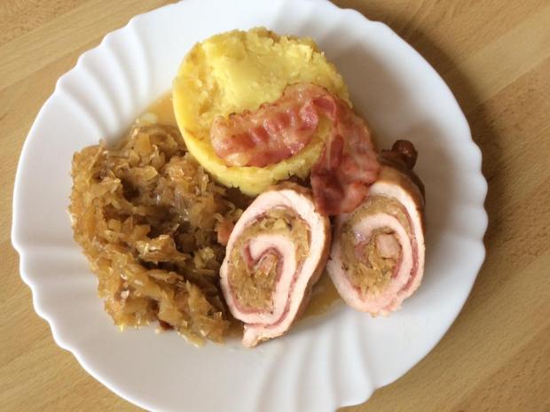 Bravčové karé plnené kyslou kapustou, Hlavné jedlá, recept, Martuška 123