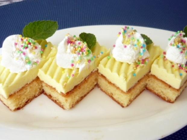 Citrónové rezy, Zákusky, recept, Valika475
