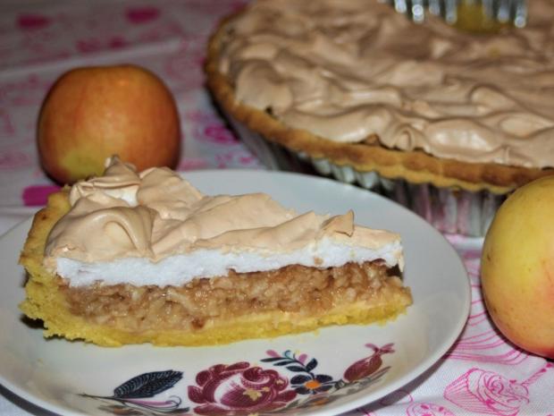 Jablkový koláč s penou, Koláče, recept, melisa