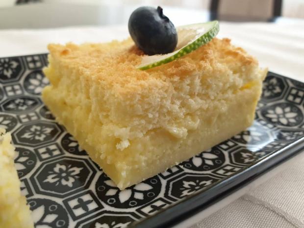 Magický 3 vrstvový vanilkový koláč, Zákusky, recept, balalajka
