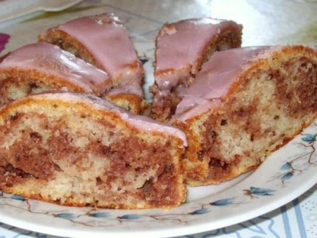 Orechovo-mandľová bábovka s punčovou polevou, Koláče, recept, fantika