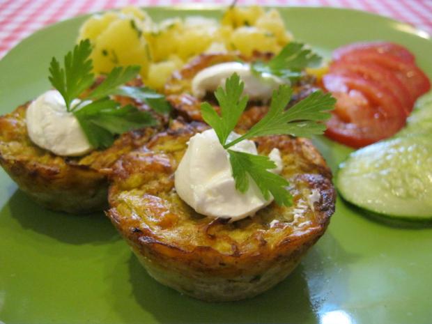 Cuketovo-syrové muffiny, Hlavné jedlá, recept, katarinalucanova
