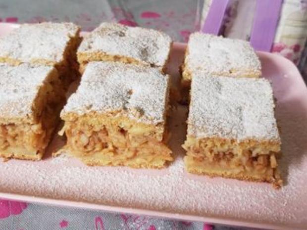 Jemný jablkový koláč , Koláče, recept, Jessika