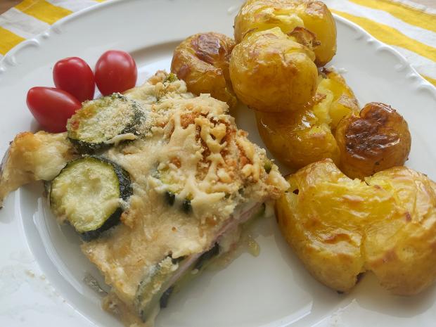 Zapečená cuketa, Hlavné jedlá, recept, dasa_
