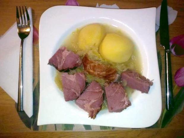 Kapustová polievka s údeným a zemiakmi, Hlavné jedlá, recept, eva m
