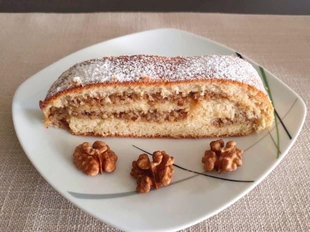 Vynikajúci orechový závin, Koláče, recept, Slavka K