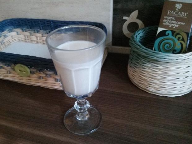 Domáce mandľové mlieko, Zdravé recepty, recept, ribišška