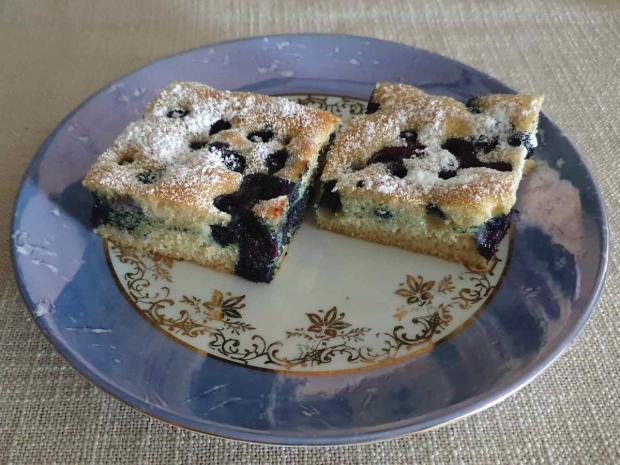 Vláčna čučoriedková bublanina, Koláče, recept, Slavka K