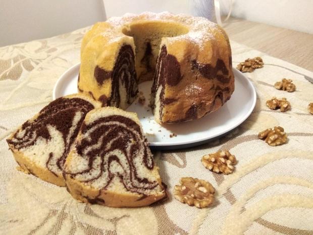 Mramorovaná bábovka, Koláče, recept, sedita321123