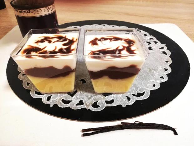 Pohárový dezert s ricottou, Poháre, pudingy, recept, sedita321123