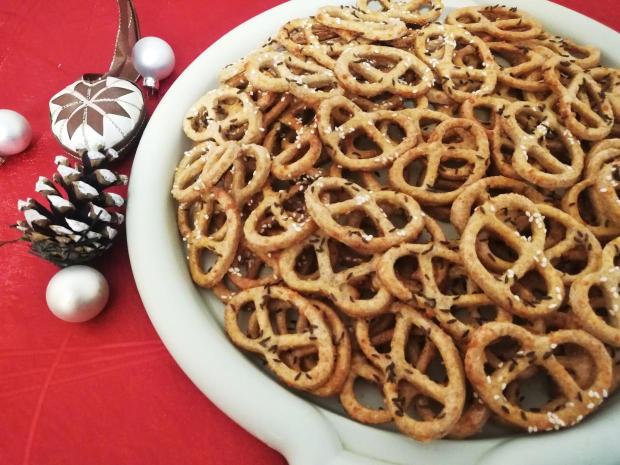  Syrové špaldové praclíky, Slané, recept, sedita321123